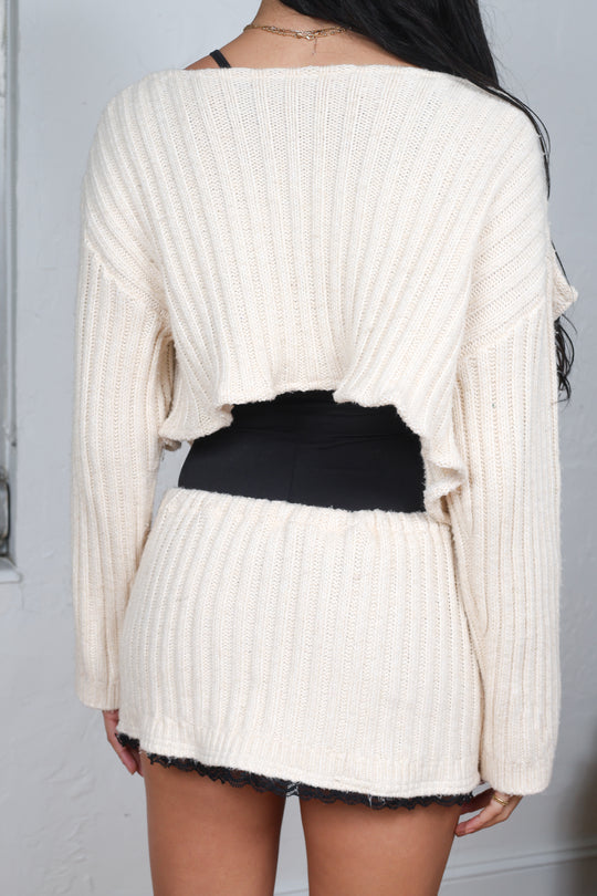 Cardigan Knit Set