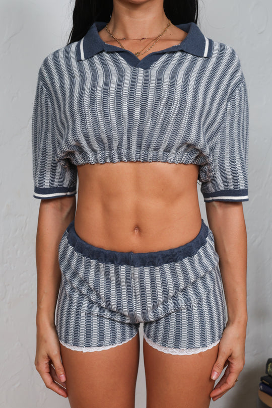 Knit Polo Set