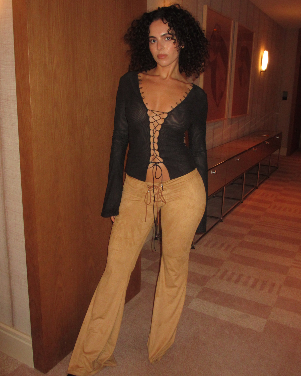 Lace Up Pant - As seen on social media