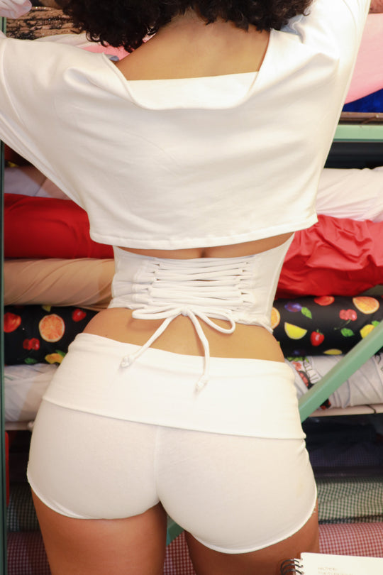 CORSET SWEATER (2 COLORS AVAILABLE)