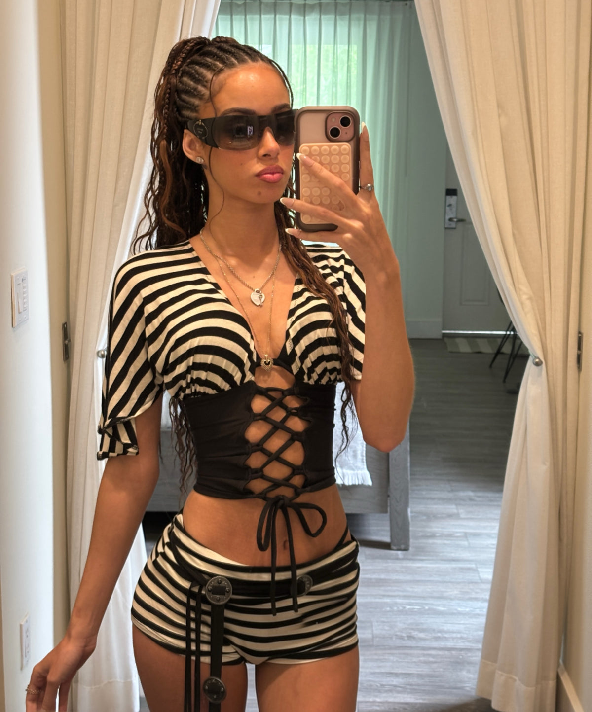Allure Foldover Shorts - As seen on social media