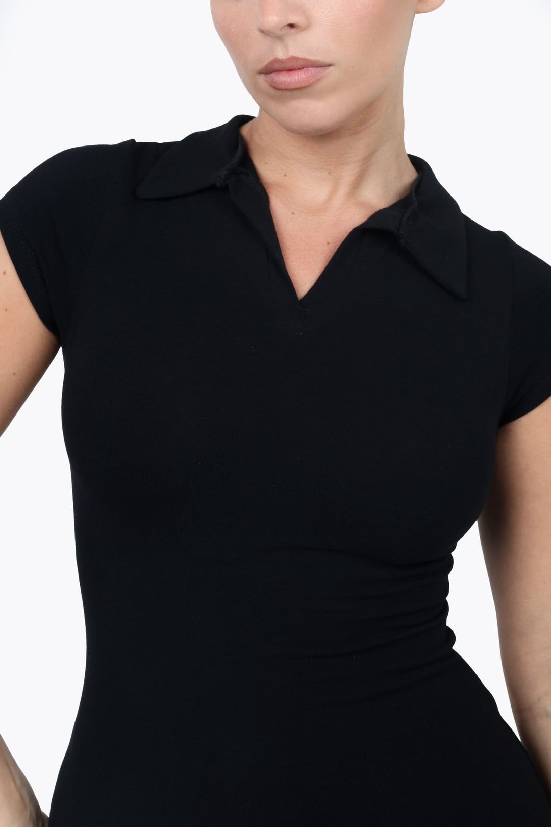 Dionne Polo Dress Black / XL