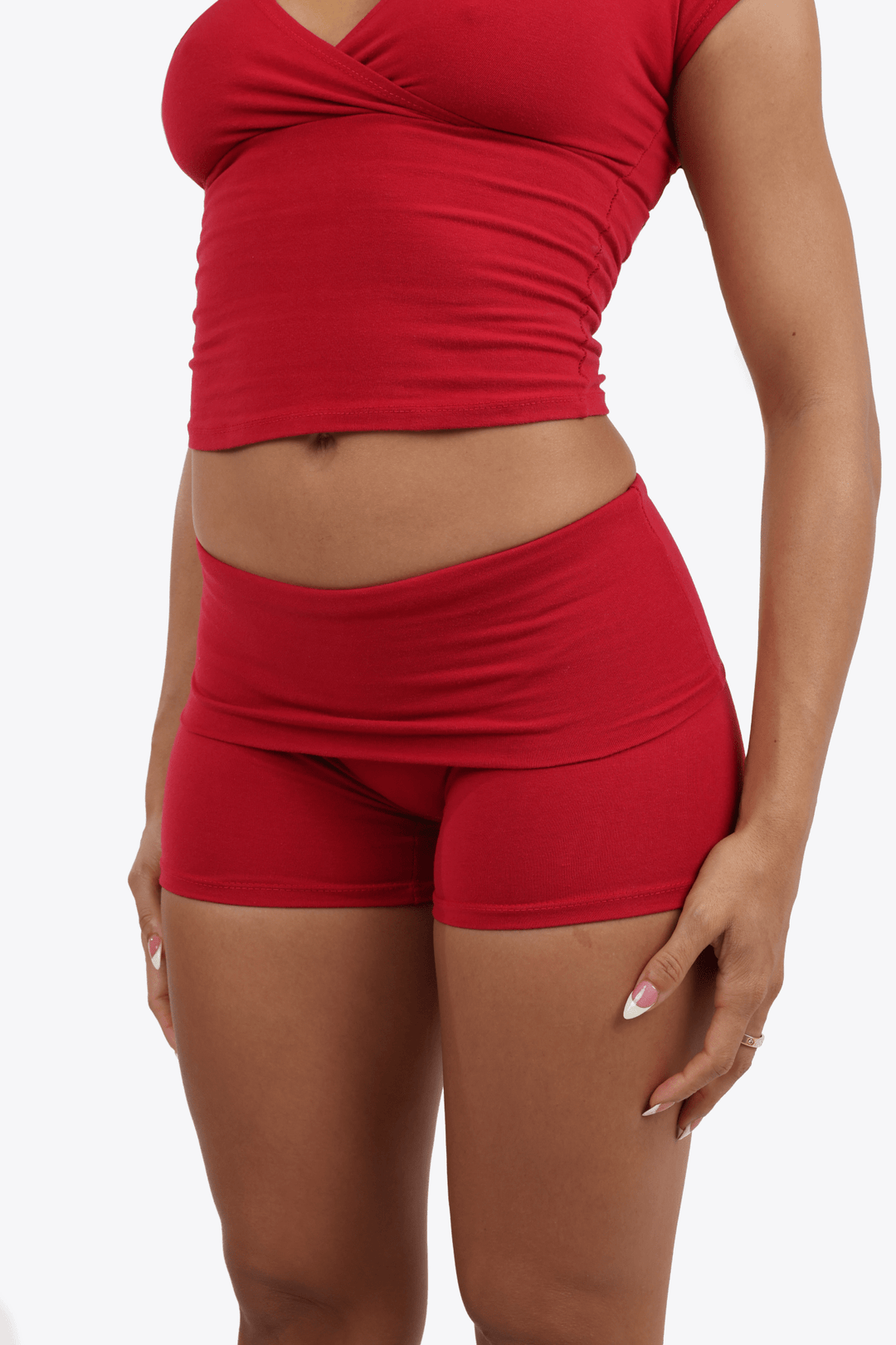 Foldover Shorts - KIKI THE BRAND