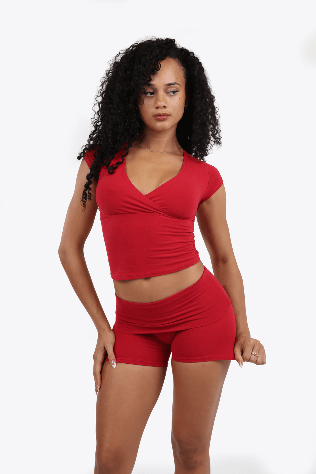 Foldover Shorts - KIKI THE BRAND