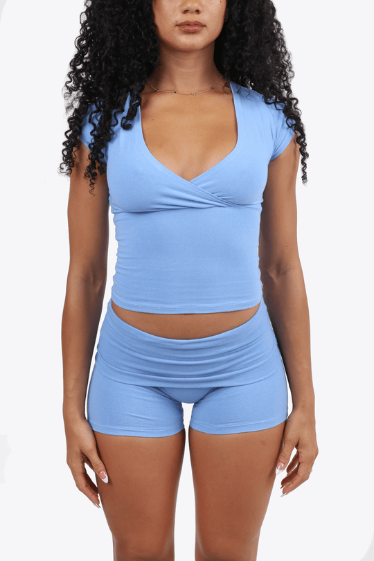 Foldover Shorts - KIKI THE BRAND