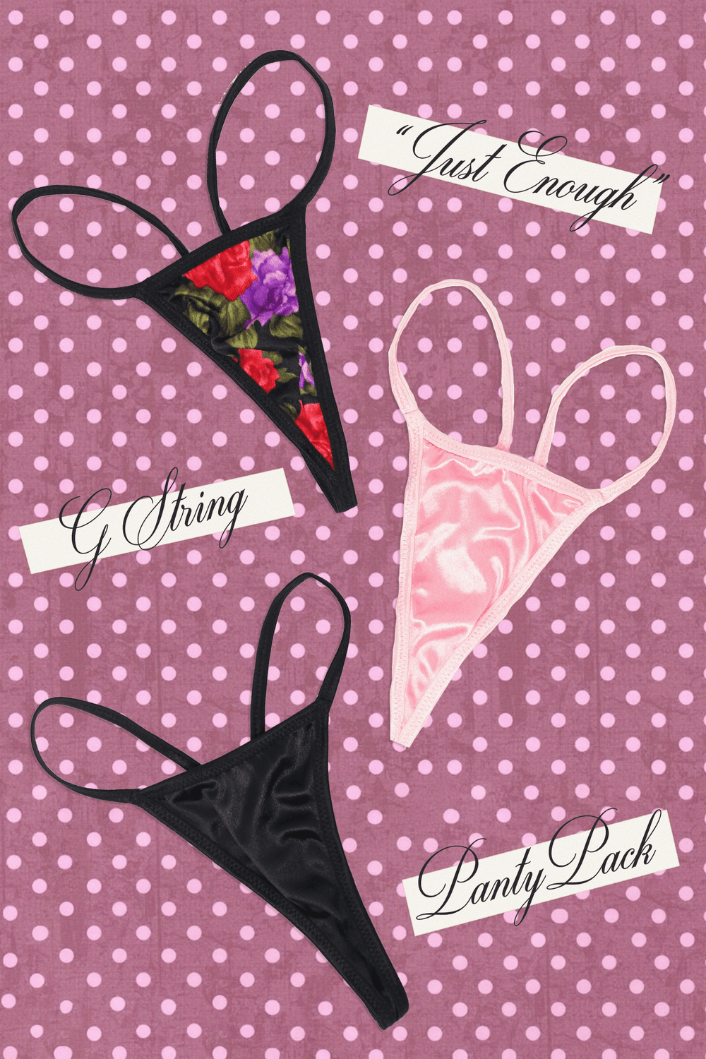 Just Enough G-String 3-Pack