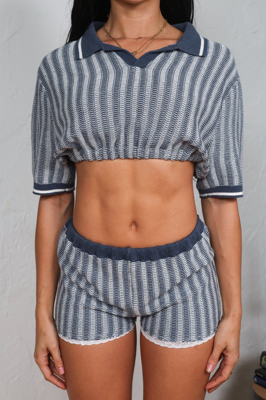 Knit Polo Set - KIKI THE BRAND