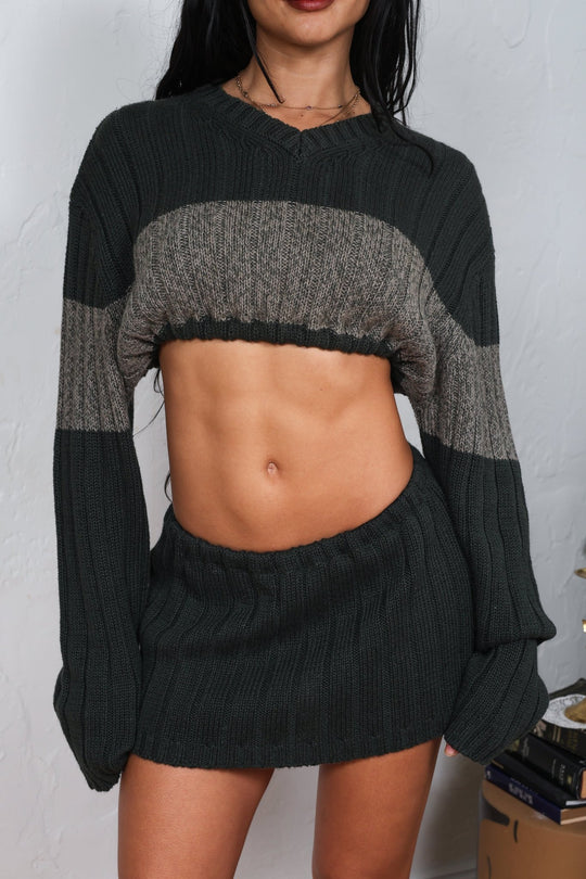 Olive Knit Set - KIKI THE BRAND