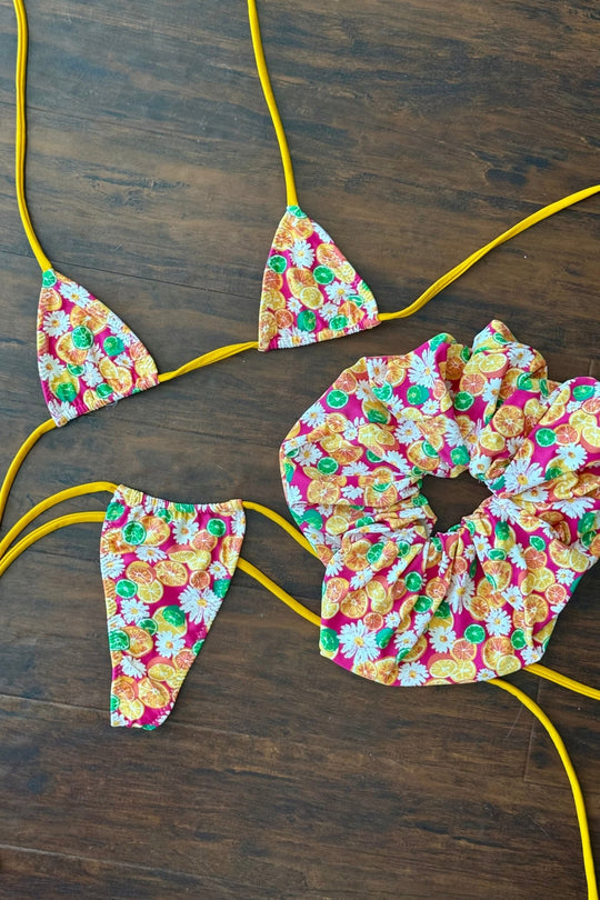 Sun Citrus Scrunchie XL - KIKI THE BRAND